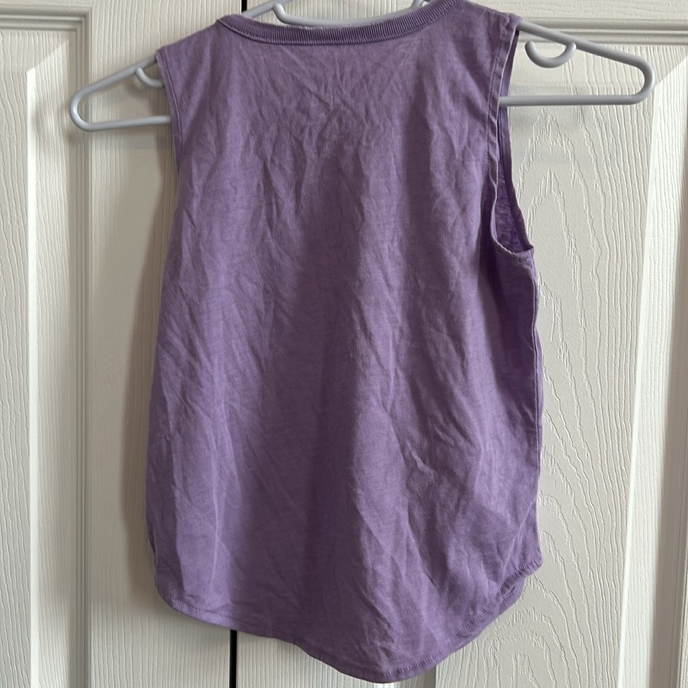 NWT, Chaser, Girls, “Best Big Sis Ever” Tank Top, lightweight shirttail hem - Picture 5 of 7